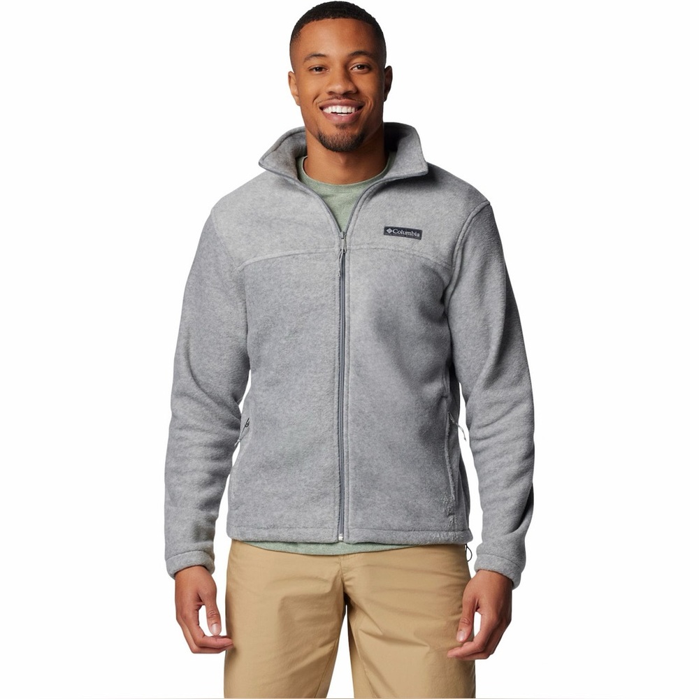 Columbia Heather Gray Fleece Jacket